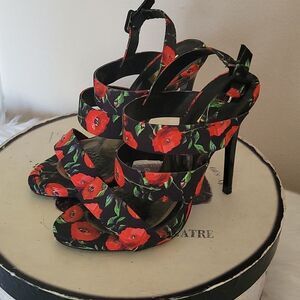 - - Qupid Red Stllito Shoes